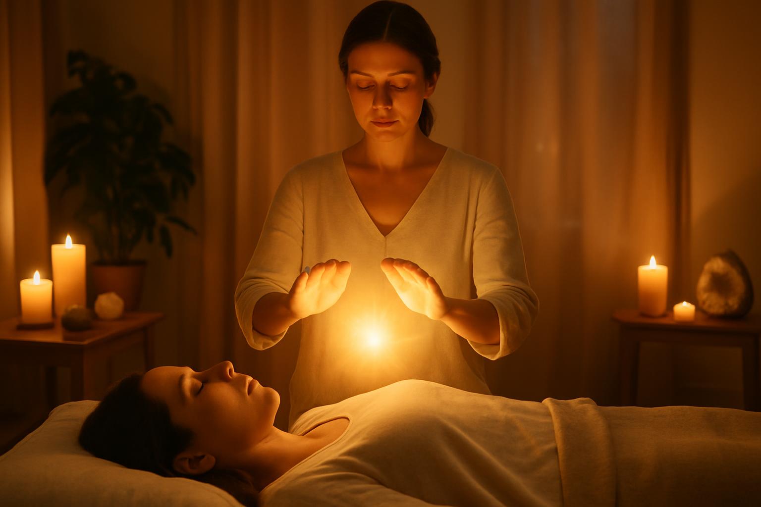 Sessão de Reiki